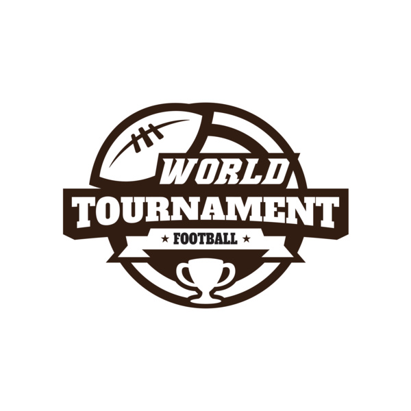 World Tournament Football logo template Thumbnail