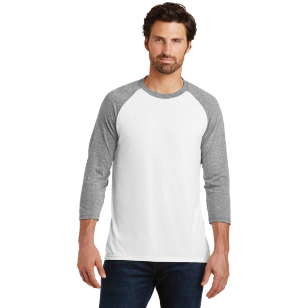 District Perfect Tri ® 3/4 Sleeve Raglan DM136 Perfect Tri ® 3/4 Sleeve Raglan Thumbnail