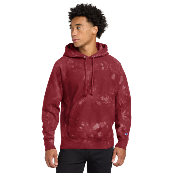Champion Reverse Weave ® Scrunch Dye Tie Dye Hooded Sweatshirt TDS101 Reverse Weave ® Scrunch Dye Tie Dye Hooded Sweatshirt Thumbnail