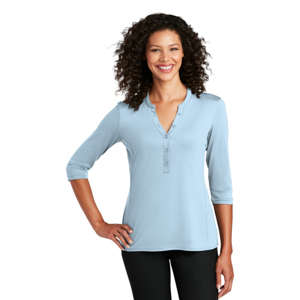 Port Authority Ladies UV Choice Pique Henley LK750 Ladies UV Choice Pique Henley Thumbnail