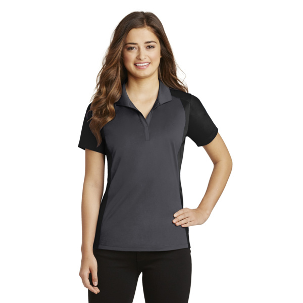 Sport Tek Ladies Colorblock Micropique Sport Wick ® Polo LST652 Ladies Colorblock Micropique Sport Wick ® Polo Thumbnail