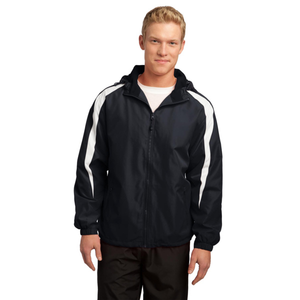 Sport Tek Fleece Lined Colorblock Jacket JST81 Fleece Lined Colorblock Jacket Thumbnail