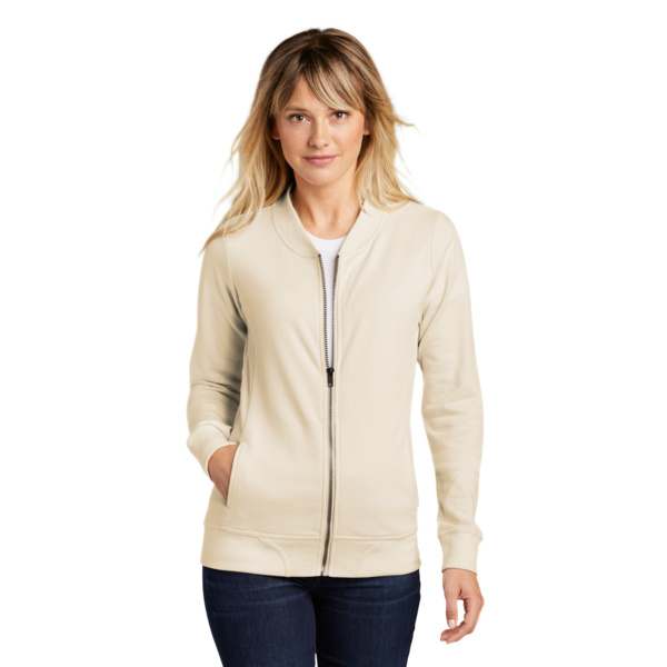 Sport Tek Ladies Lightweight French Terry Bomber LST274 Ladies Lightweight French Terry Bomber Thumbnail