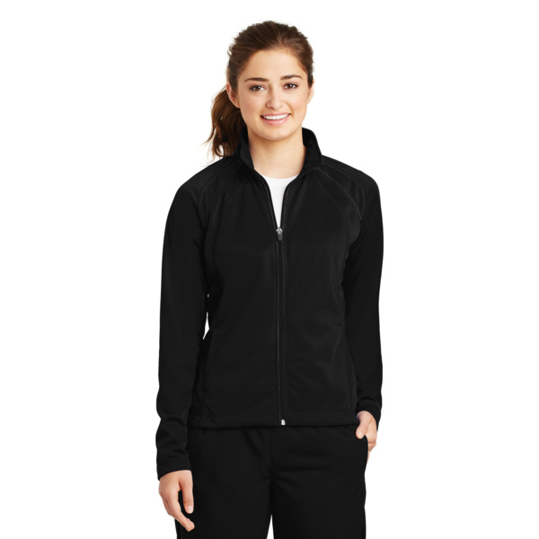 Sport Tek Ladies Tricot Track Jacket LST90 Ladies Tricot Track Jacket Thumbnail