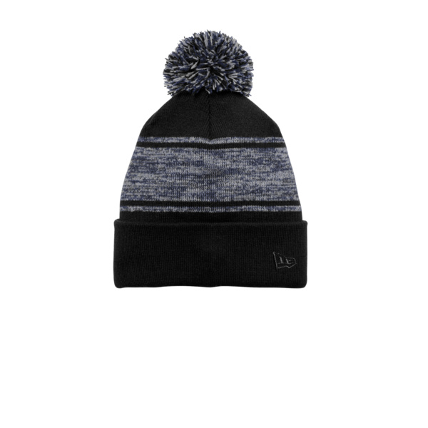New Era Knit Chilled Pom Beanie NE909 Knit Chilled Pom Beanie Thumbnail
