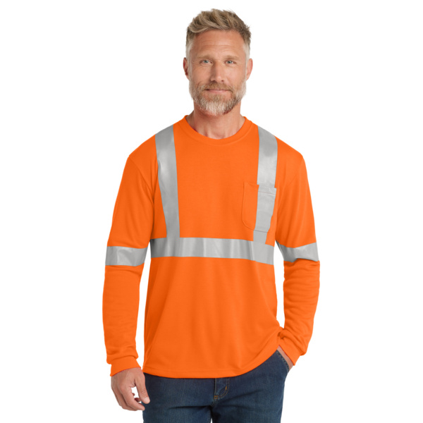 CornerStone Ansi 107 Class 2 Long Sleeve Safety T Shirt CS401LS Ansi 107 Class 2 Long Sleeve Safety T Shirt Thumbnail