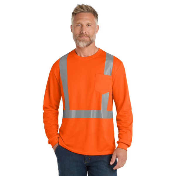 CornerStone Ansi 107 Class 2 Mesh Long Sleeve Tee CS201 Ansi 107 Class 2 Mesh Long Sleeve Tee Thumbnail