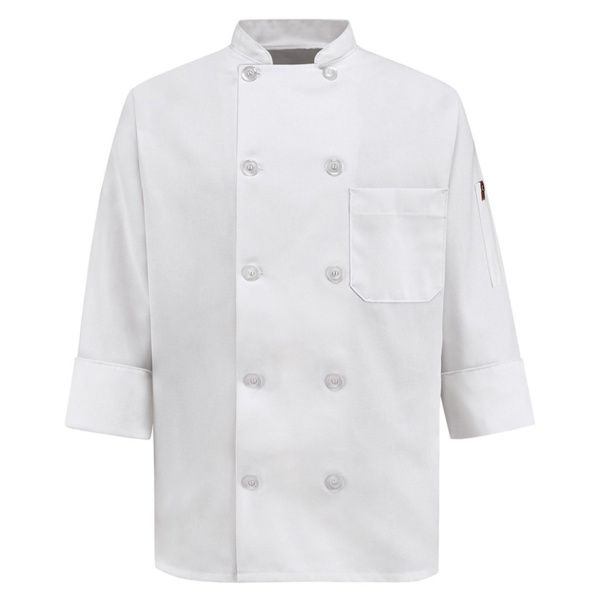 Chef Designs Women's Ten Button Chef Coat 0401 Women's Ten Button Chef Coat Thumbnail