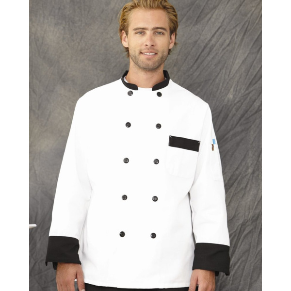 Chef Designs Garnish Chef Coat KT74 Garnish Chef Coat Thumbnail